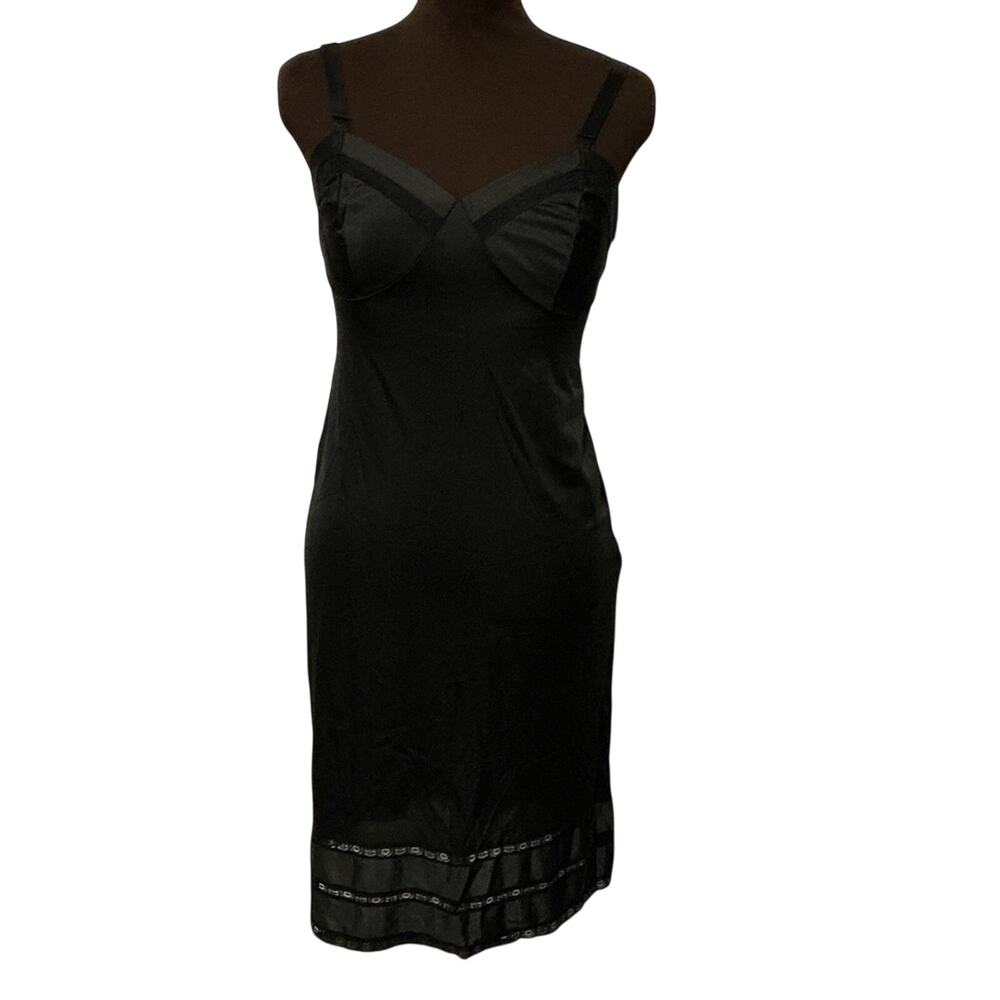 Kayser Vintage Retro Women's Glamour Baby Doll Romantic Slip Dress Size 34/M